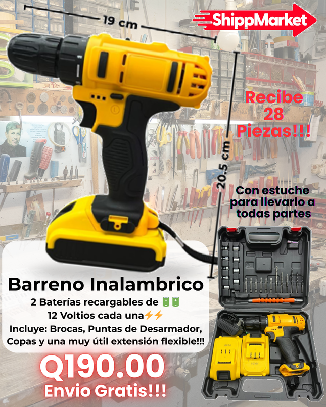 BARRENO PORTATIL