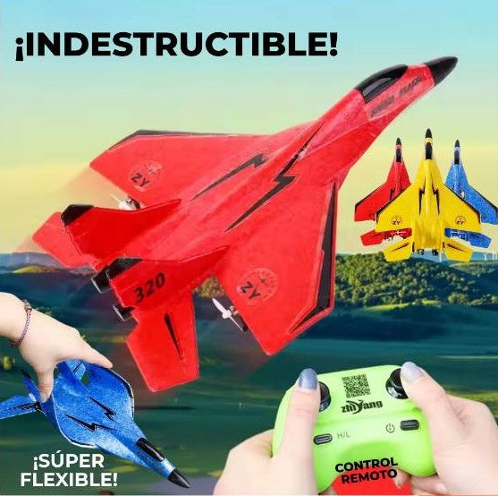 AVIÓN INDESTRUCTIBLE A CONTROL REMOTO