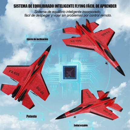 AVIÓN INDESTRUCTIBLE A CONTROL REMOTO
