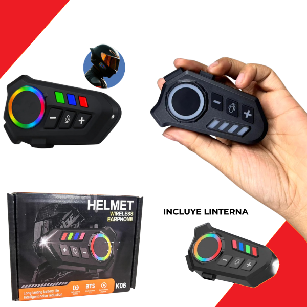 INTERCOMUNICADOR BLUETOOTH PARA CASCO