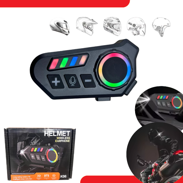 INTERCOMUNICADOR BLUETOOTH PARA CASCO