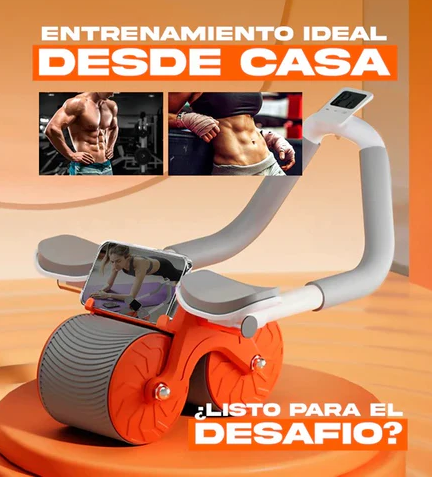 RODILLO DE DOBLE RUEDA PARA ABDOMEN