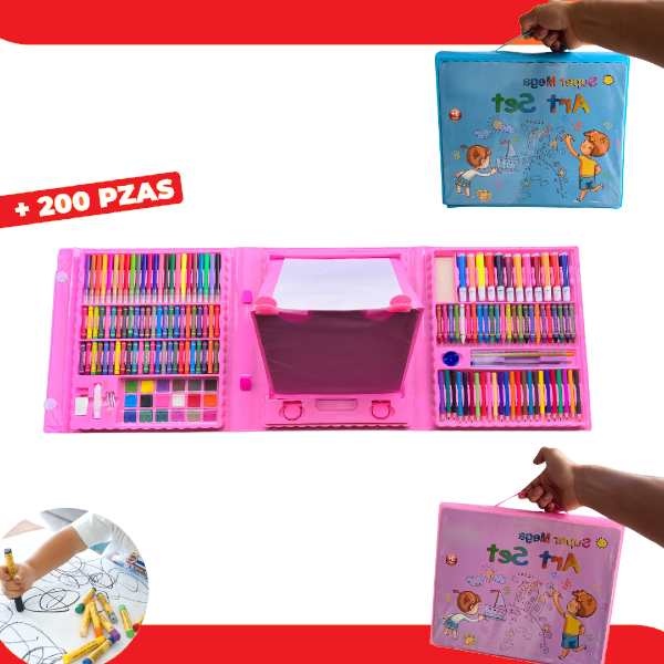 SET DE ARTE 200 PIEZAS