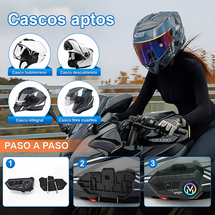 INTERCOMUNICADOR BLUETOOTH PARA CASCO